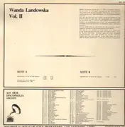 LP - Wanda Landowska / Mozart - Vol.II - Klavierkonzert Nr.22 KV 482