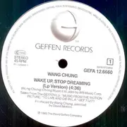 12'' - Wang Chung - Wake Up, Stop Dreaming / Black-Blue-White