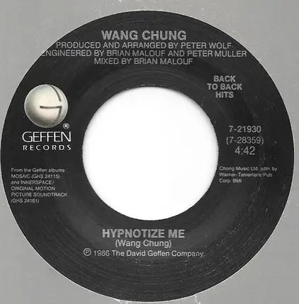 Wang Chung - Let's Go / Hypnotize Me
