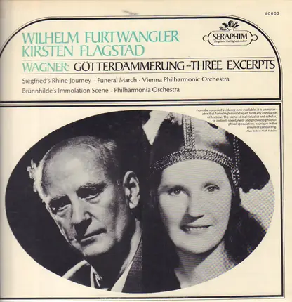 Richard Wagner , Wilhelm Furtwängler , Kirsten Flagstad , Wiener Philharmoniker , Philharmonia Orch - Götterdämmerung - Three Excerpts