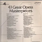 Double LP - Wagner, Puccini, Offenbach,.. - 43 Great Opera Masterpieces