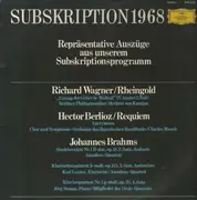 LP - Wagner / Berlioz / Brahms - Rheingold / Requiem / Streichsextett / Amadeus-Quartett - tulip rim