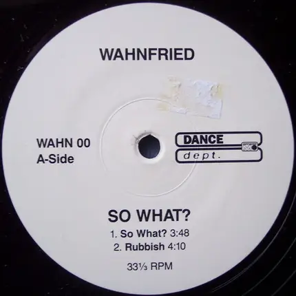 Wahnfried - So What?