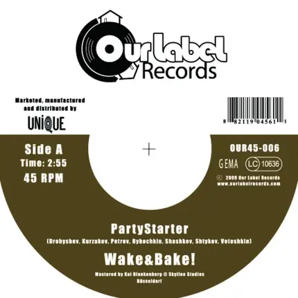 Wake & Bake - Party Starter / Soul Woman