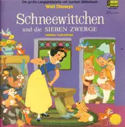 LP - Walt Disney - Schneewittchen und die sieben Zwerge - + Buch