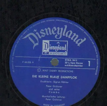 Walt Disney - Die Kleine Blaue Dampflok!