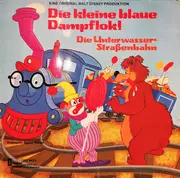 LP - Walt Disney - Die Kleine Blaue Dampflok! - label variation, booklet incl.