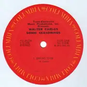 Double LP - Walter Carlos - Sonic Seasonings