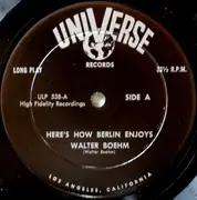 LP - Walter Böhm - Here's How Berlin Enjoys Walter Böehm