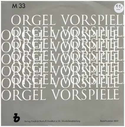 Walter / Bach / Zachow / Reger - Orgel Vorspiele