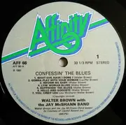 LP - Walter Brown With The Jay McShann And His Orchestra - Confessin' The Blues
