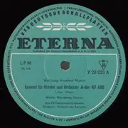 10'' - Walter Gieseking , Philharmonia Orchestra , Herbert von Karajan , Wolfgang Amadeus Mozart - Konzert Für Klavier Und Orchester A-Dur KV 488