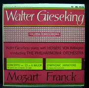 LP - Mozart - Concerto No. 23 In A Major For Piano And Orchestra - (K. 488) / Symphonic Variations For Piano And Orchestra - Mono