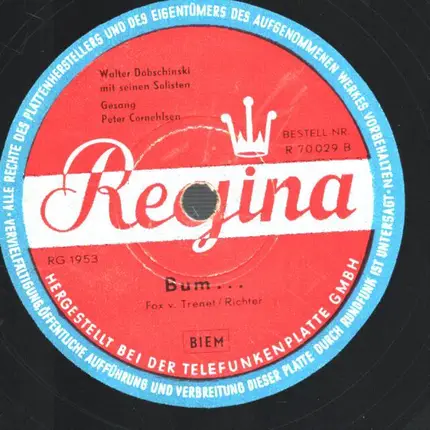 Walter Dobschinski / Peter Cornehlsen - Bum... / Brazil