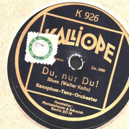 Walter Kollo - Du, nur Du! / Volkslieder