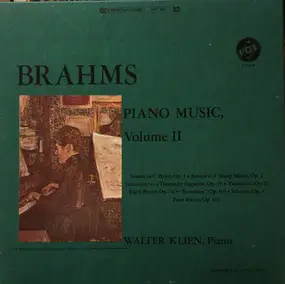 Walter Klien - Brahms Piano Music Volume II