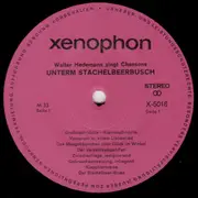 LP - Walter Hedemann - Singt Chansons · Unterm Stachelbeerbusch