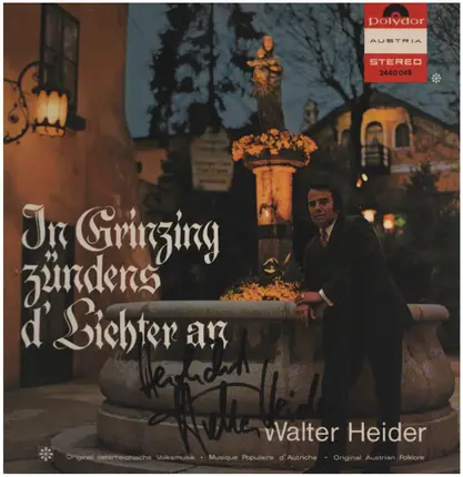 Walter Heider - In Grinzing zündens d´Lichter an