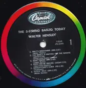 LP - Walter Hensley - 5-String Banjo Today - Mono