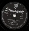 10'' - Walter Huston - September Song / Lost In The Stars