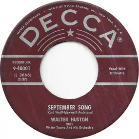 Walter Huston - September Song