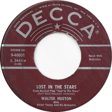 Walter Huston - September Song