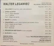 CD - Walter Legawiec - Walter Legawiec