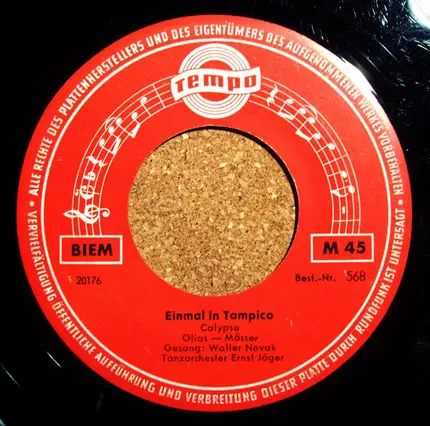 Walter Novak - Ein Armer Mulero / Einmal In Tampico