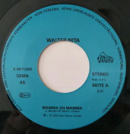 Walter Nita - Mamma Oh Mamma / Joke Version