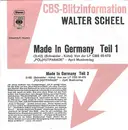 7inch Vinyl Single - Walter Scheel - Made In Germany Teil 1 &  2