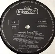 LP - Walter Schultheiß , Max Strecker , Dieter Eppler , Trudel Wulle , Bodo Knuth , Heinz-Eugen Schramm - Tübinger Gogen-Witze (1)