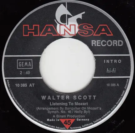 Walter Scott - Listening To Mozart