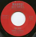 7inch Vinyl Single - Walter 'Simtec' Simmons - Tea Pot/Tea Box - Block Print