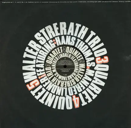 Walter Strerath - Trio, Quartet, Quintet