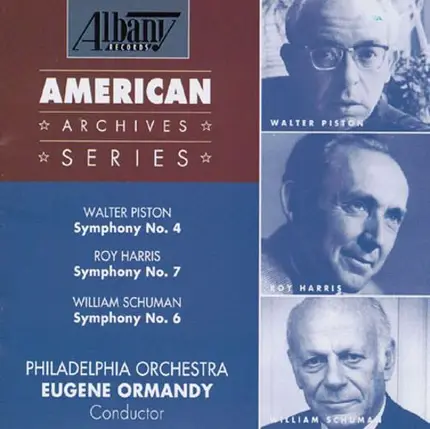 Walter Piston , Roy Harris , William Schuman , The Philadelphia Orchestra , Eugene Ormandy - Symphonies