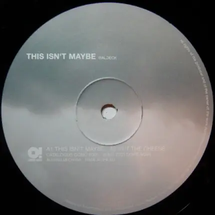 Waldeck - This Isn't Maybe
