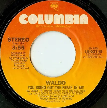 Waldo - You Bring Out The Freak In Me