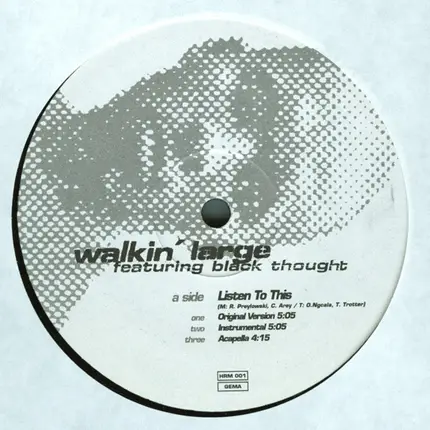 Walkin' Large - Listen To This