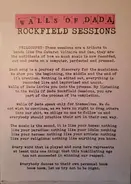Walls Of Dada - Rockfield Sessions
