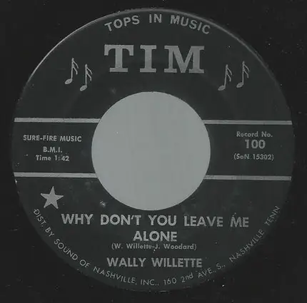Wally Willette - Blue Broken Heart