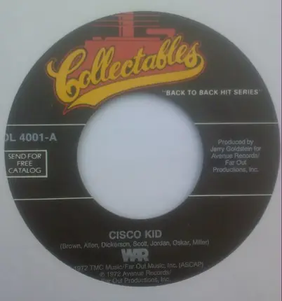 War - Cisco Kid / All Day Music