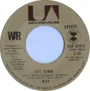 7inch Vinyl Single - War - Get Down / All Day Music