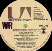 Double LP - War - War Live