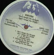 LP - Warzone - Don't Forget The Struggle Don't Forget The Streets - NYHC Caroline