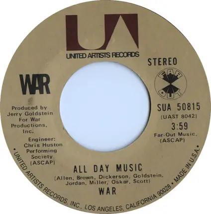 War - Get Down / All Day Music