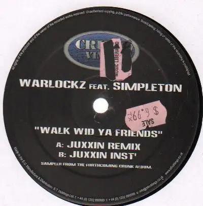 Warlockz Feat. Simpleton - Walk Wid Ya Friends