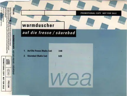 Warmduscher - Auf Die Fresse / Säurebad