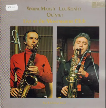 Warne Marsh Quintet - Live At The Montmartre Club - Jazz Exchange Vol. 2