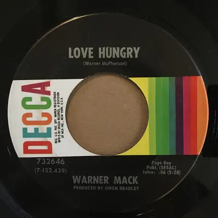 Warner Mack - Love Hungry