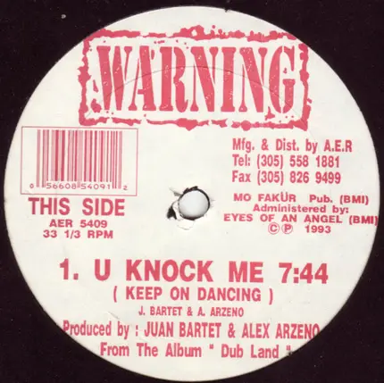 Warning - U Knock Me / Túbale
